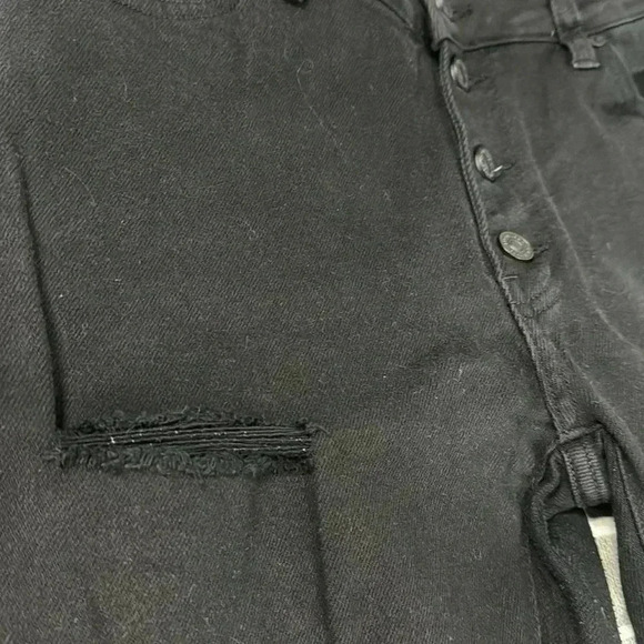 KanCan Black Jeans with holes. Button fly. - Picture 10 of 10